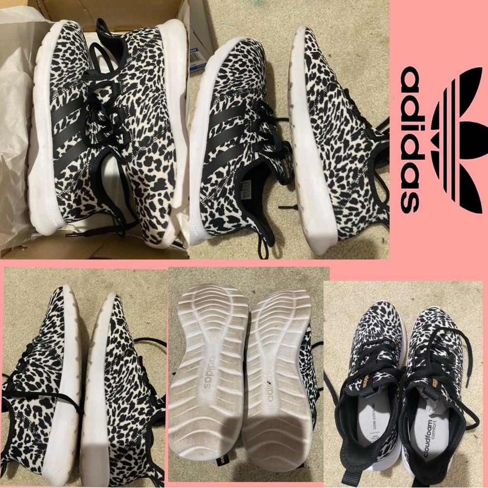 Adidas cloudfoam pure 2.0 running shoes size 9 1/2